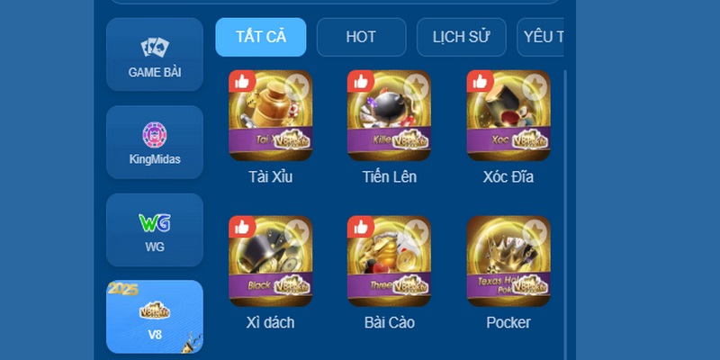 Game bài V8 là một địa điểm tham gia cá cược hàng đầu trên thị trường 